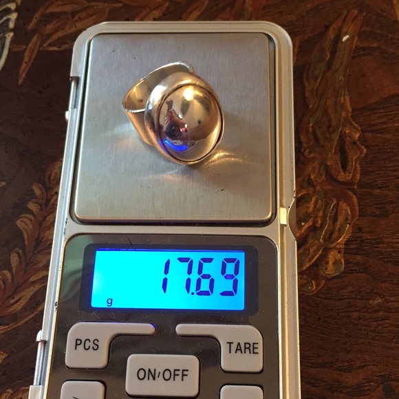 Mexico sterling ring 17gr, size 6 - Picture 10 of 10
